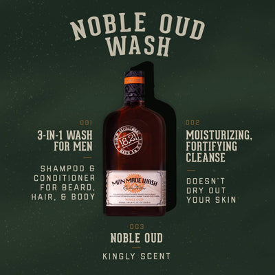 Noble Oud Man Made Wash: Man Made Wash 32 oz Noble Oud