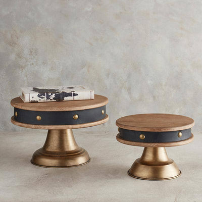 Gold Stud Wood Stand