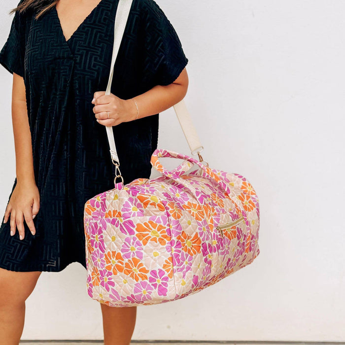 Floral Pattern Duffle