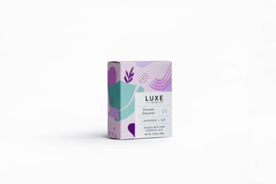 Luxe Lavender + Oat Shower Steamer Fizzy Bomb