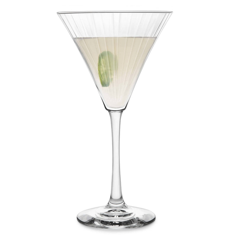 Libbey Paneled Martini Glasses, 9.5-ounce