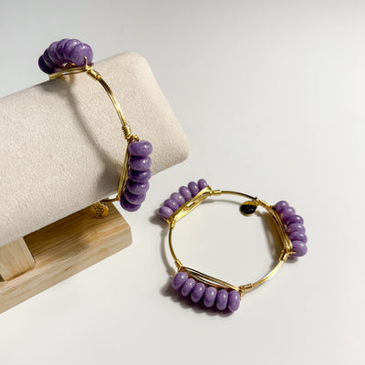 The Lilac Bangle Bracelet - Standard