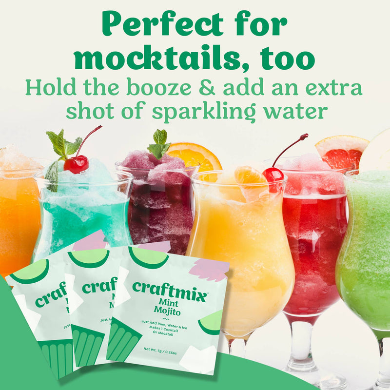 Mint Mojito Cocktail / Mocktail Mixer - 6 Servings Multipack