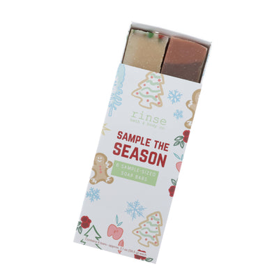 Soap - Sample the Season Holiday Sampler Box (6 half bars)