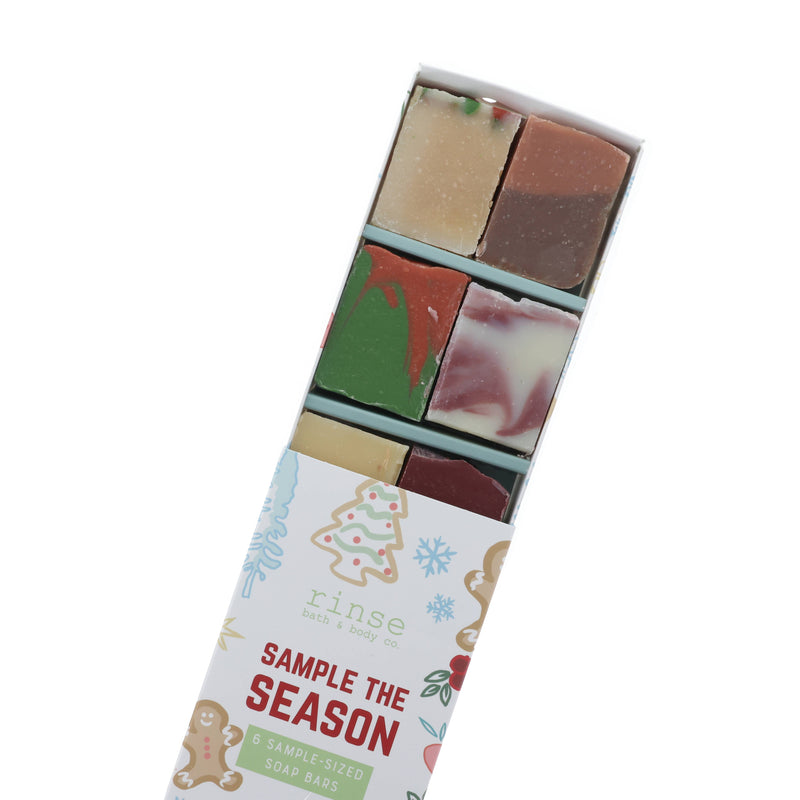 Soap - Sample the Season Holiday Sampler Box (6 half bars)