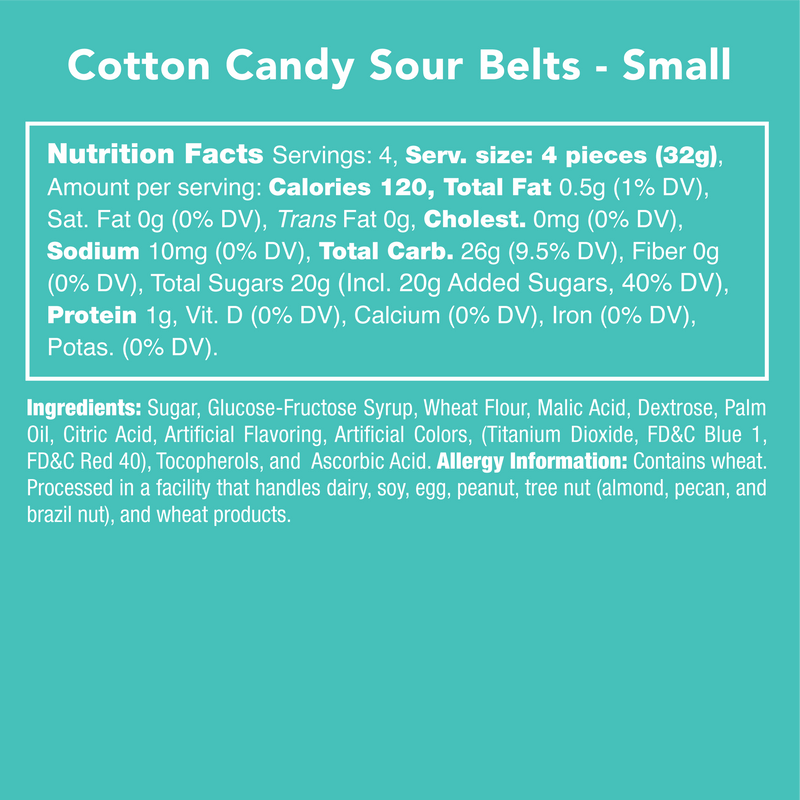 Cotton Candy Sour Belts