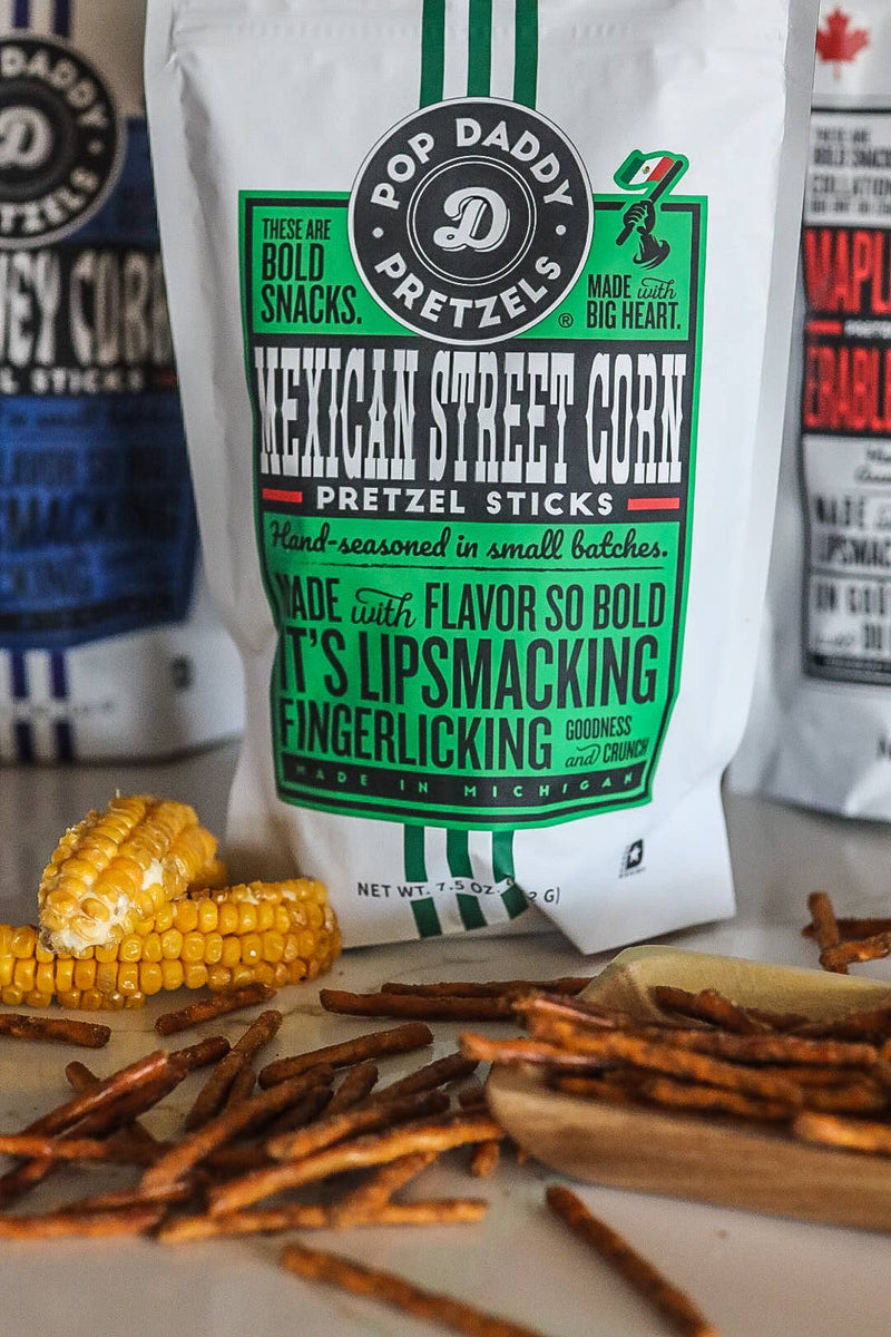 Mexican Street Corn Seasoned Pretzels 7.5oz