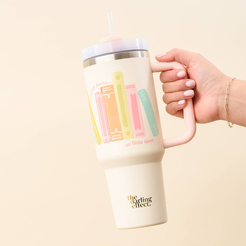 40 oz Take Me Everywhere Tumbler-So Many Books