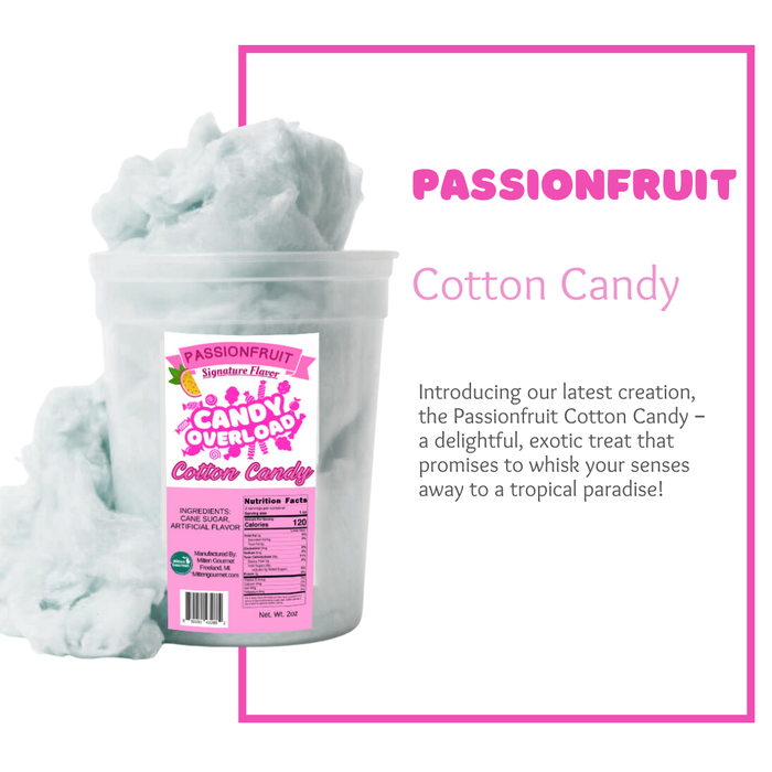 Passion Fruit - Gourmet Cotton Candy