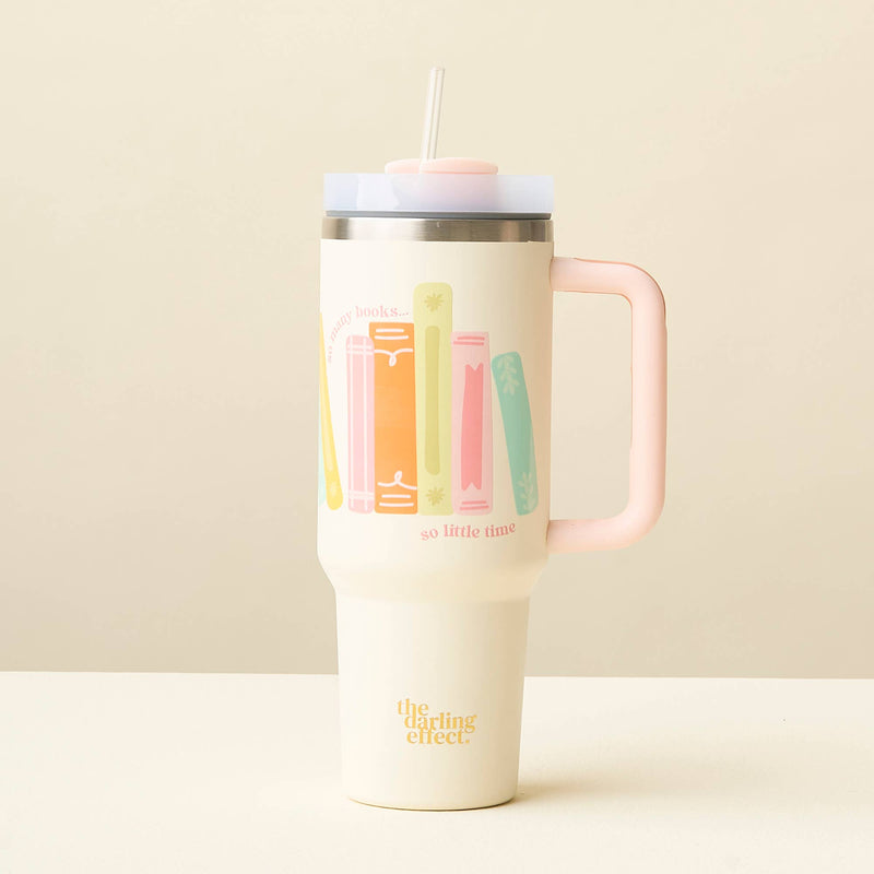 40 oz Take Me Everywhere Tumbler-So Many Books