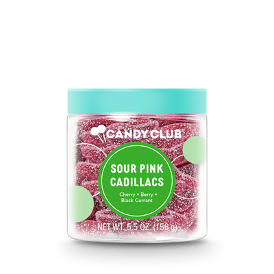 Sour Pink Cadillac Gummies