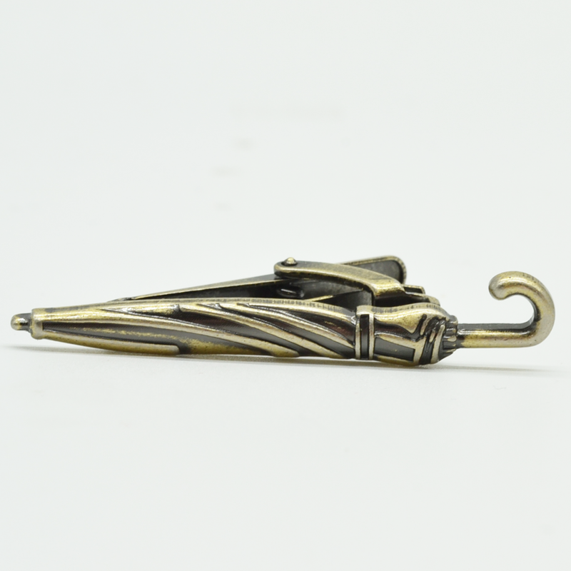 Umbrella Tie Clip: Brass