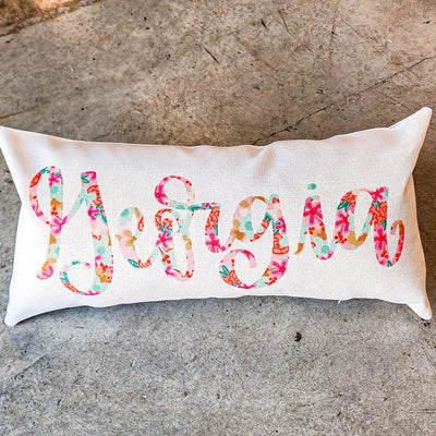 Georgia Spring Lumbar Pillow