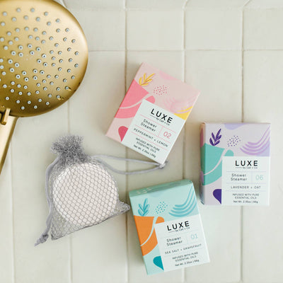 Luxe Lavender + Oat Shower Steamer Fizzy Bomb