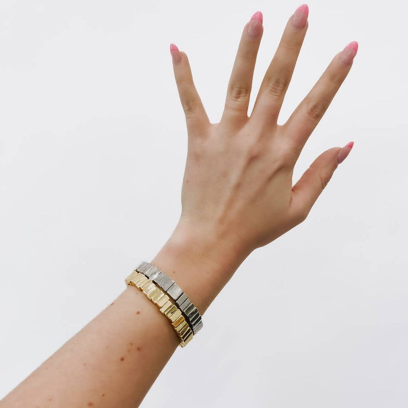 Sophia Stretch Bracelet: Gold