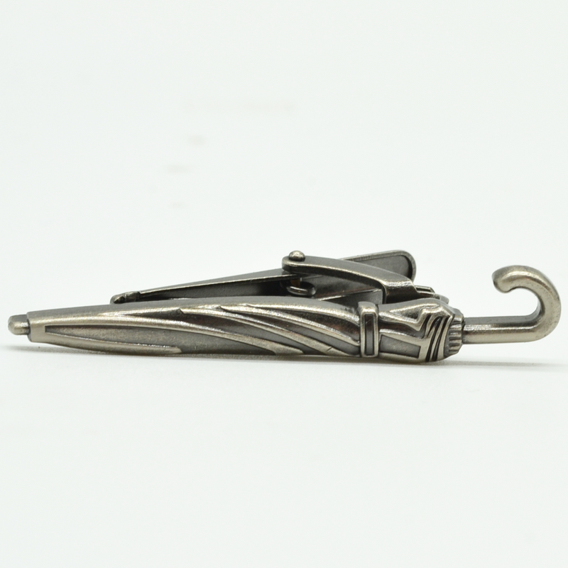 Umbrella Tie Clip: Brass