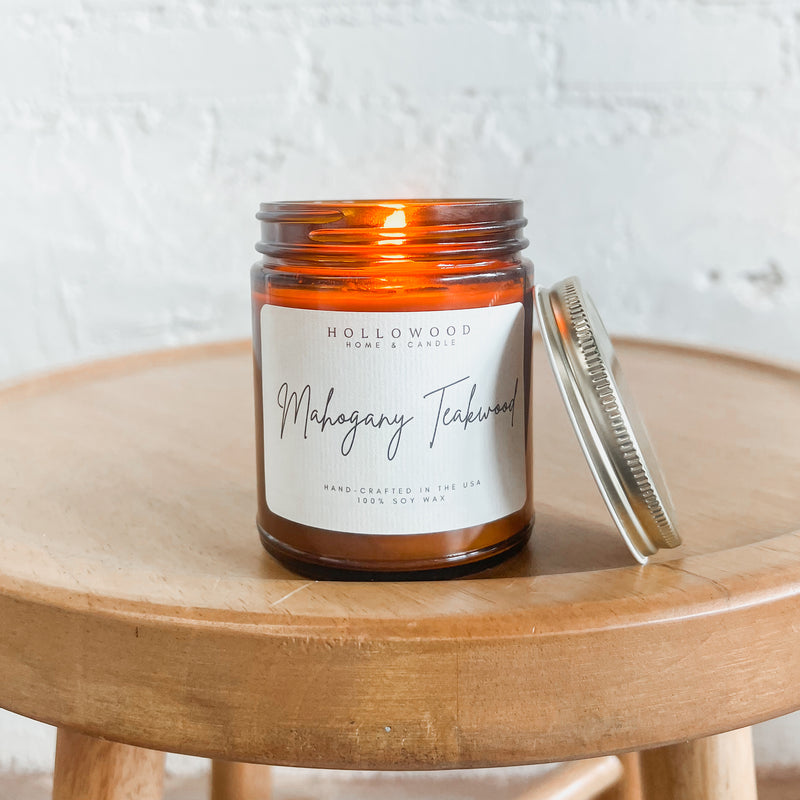 TEAKWOOD MAHOGANY| CANDLES