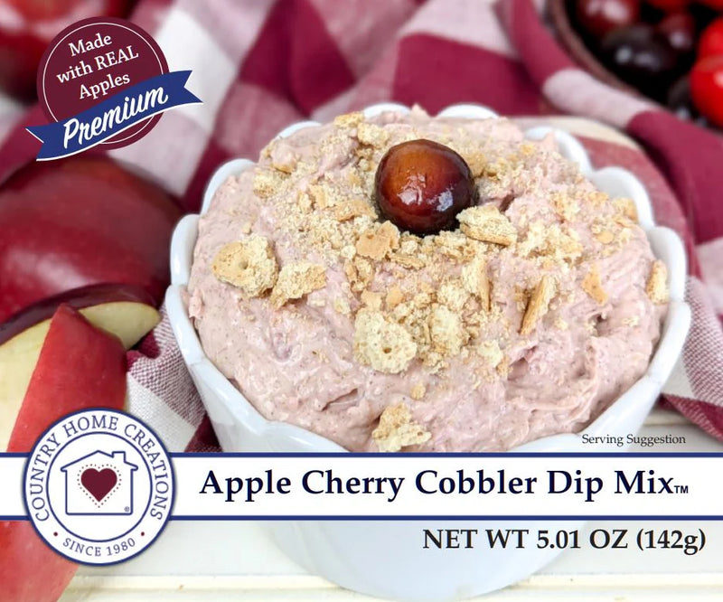 Apple Cherry Cobbler Dip Mix