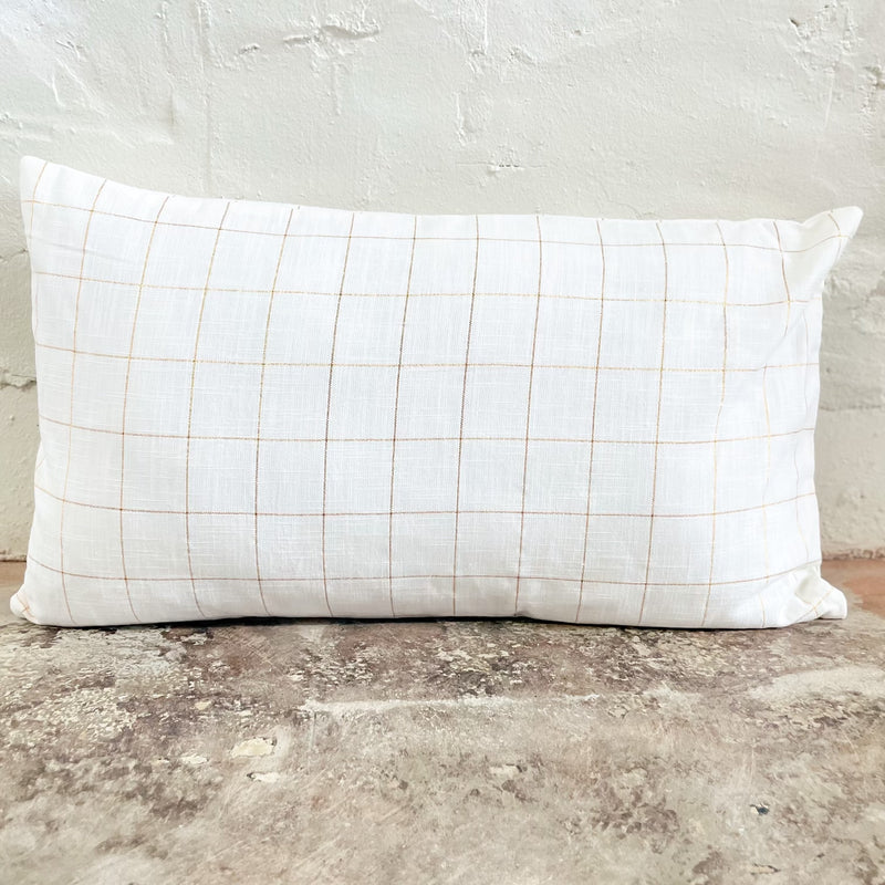 GOLD TREADED PILLOW | 24"