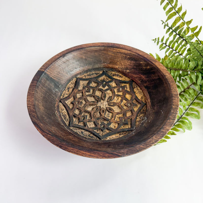 Sonoma Mango Wood Bowl & Tray