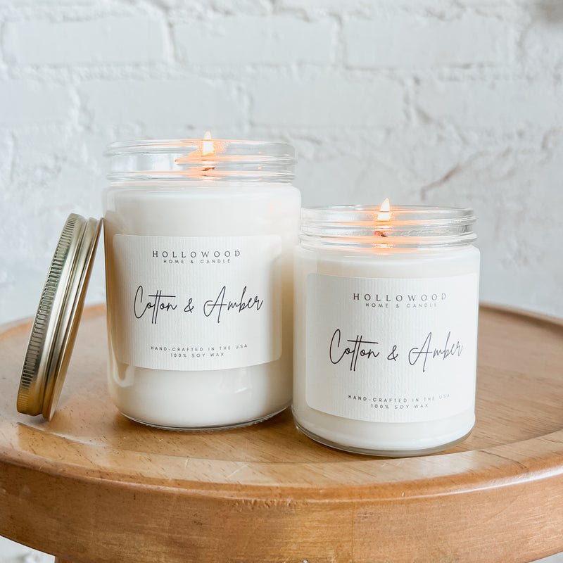 COTTON & AMBER | CANDLES