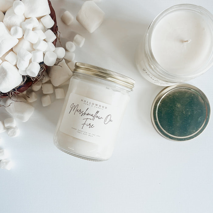 MARSHMALLOW ON FIRE | CANDLES