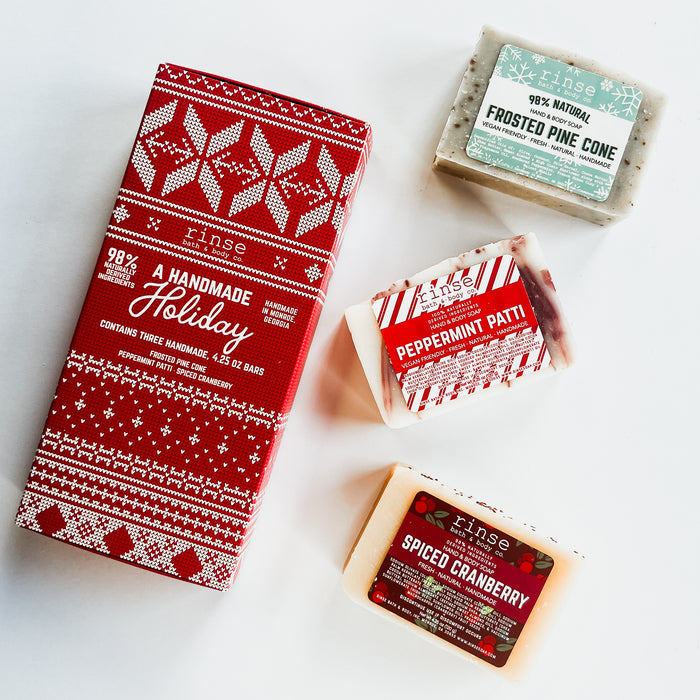 Holiday Soap - A Handmade Holiday (3 Bars)