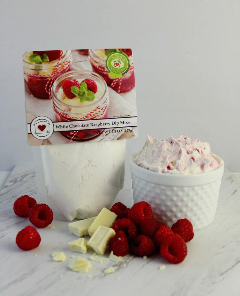 WHITE CHOCOLATE RASPBERRY DIP