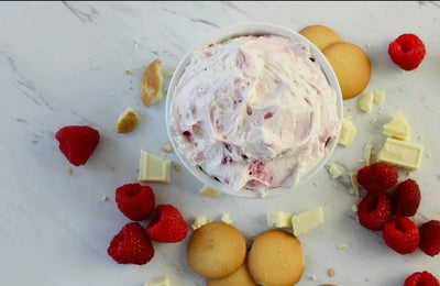 WHITE CHOCOLATE RASPBERRY DIP