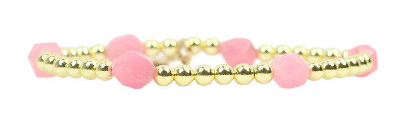 Lexi Stacker Bracelet - Strawberry Pink