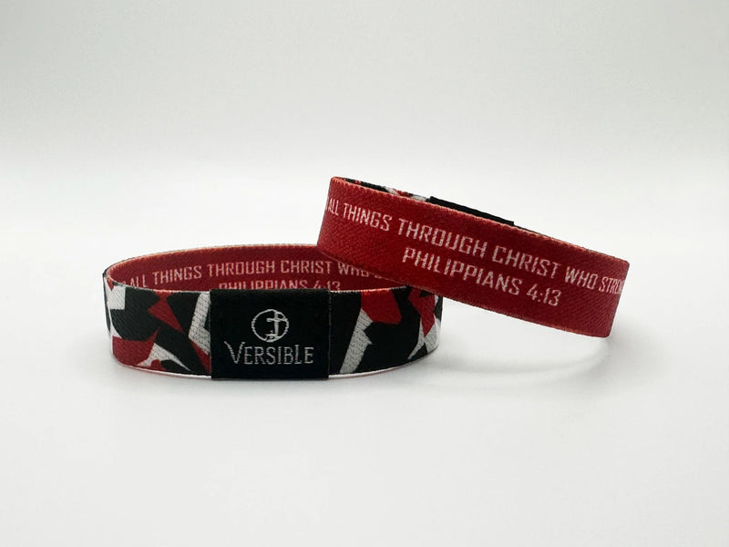 GEORGIA TEAM CAMO / PHILIPPIANS 4:13 WRISTBAND