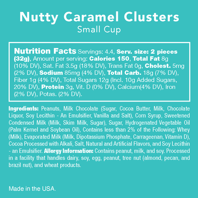 Nutty Caramel Cluster Chocolates