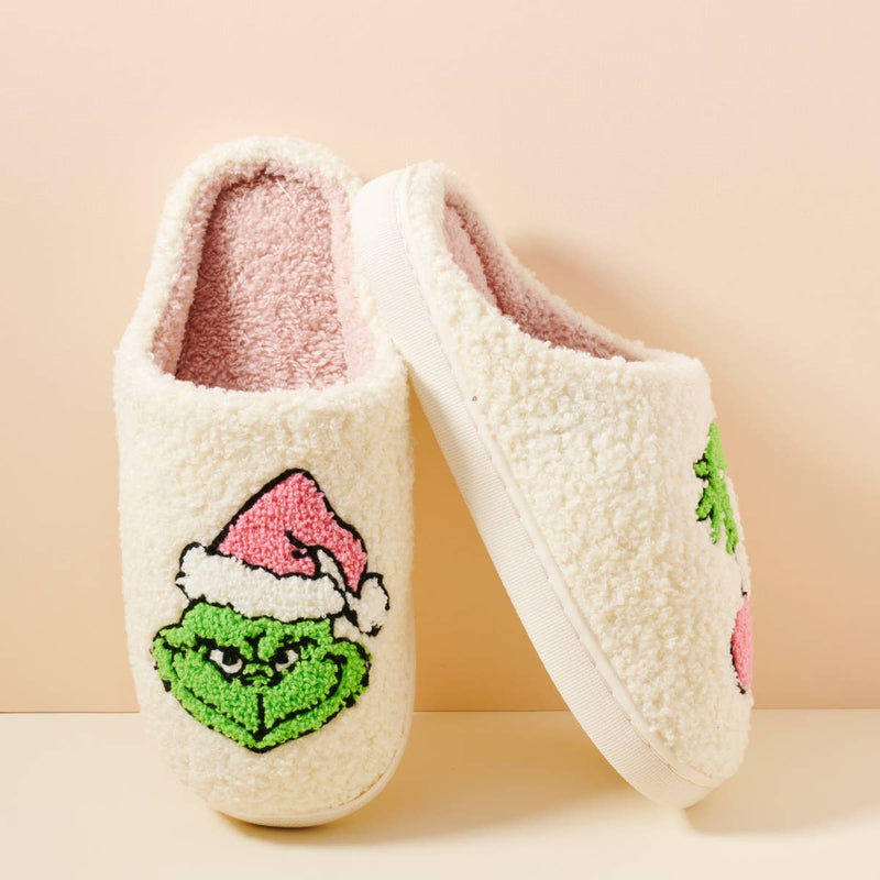 Christmas Monster Home Slippers