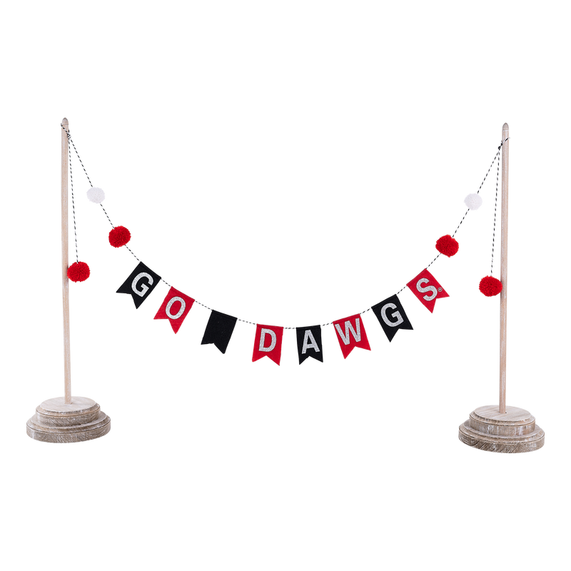 Go Dawgs Pennant Banner