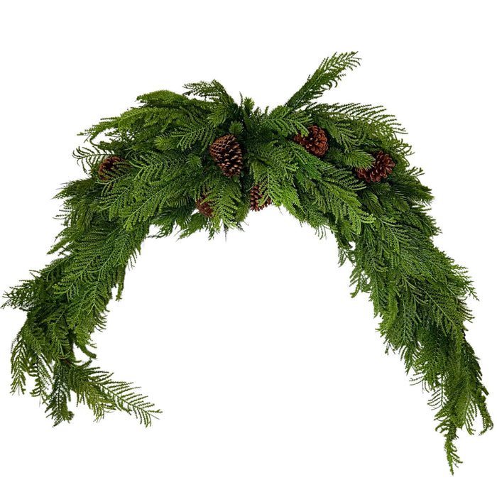 Mixed Christmas Cypress Swag/Garland 82''