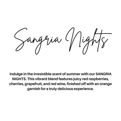 SANGRIA NIGHTS | CANDLES