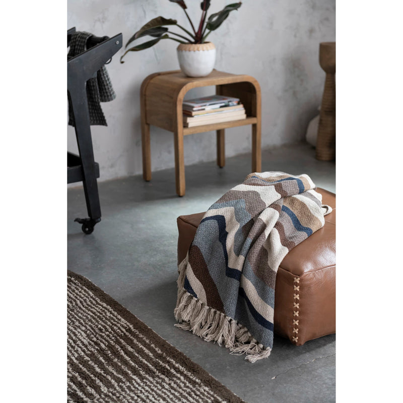 Marble Fringe Throw