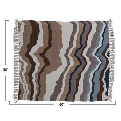 Marble Fringe Throw