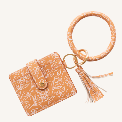 Terracotta Floral Wallet