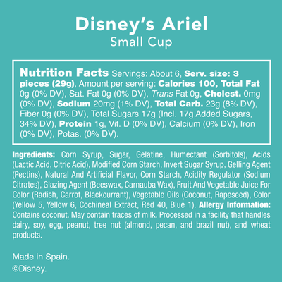 Ariel DISNEY PRINCESS GUMMIES