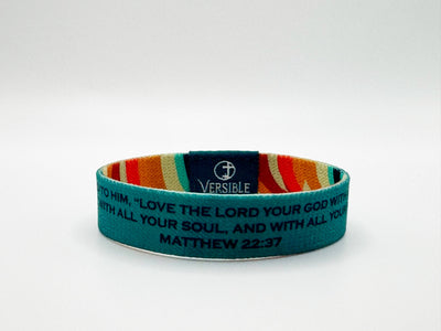 Vibrations / Matthew 22:37 Wristband: Large