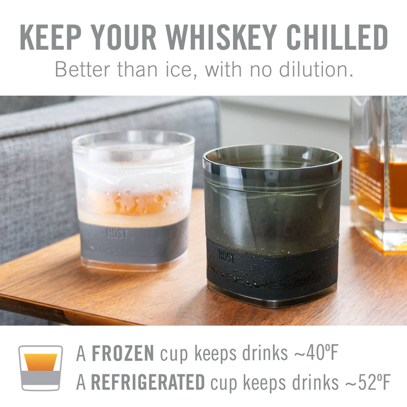 Whiskey FREEZE™ Insulated Cooling Cups - Smoke