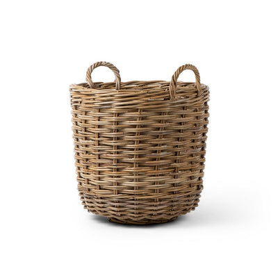 Rattan Round Kubu Grey: Small - 14" H