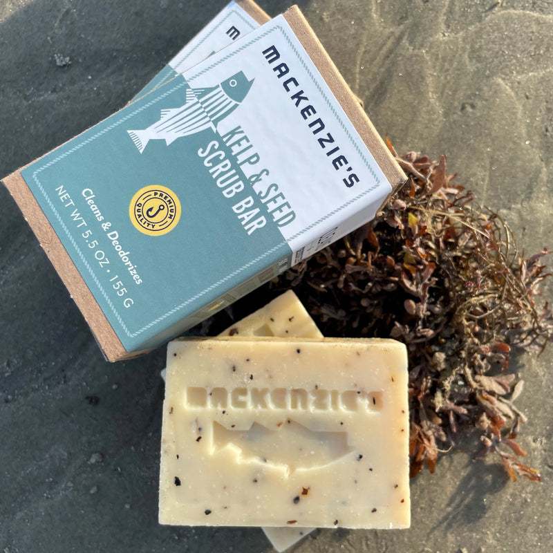 Kelp & Seed Scrub Bar- 5.5 oz