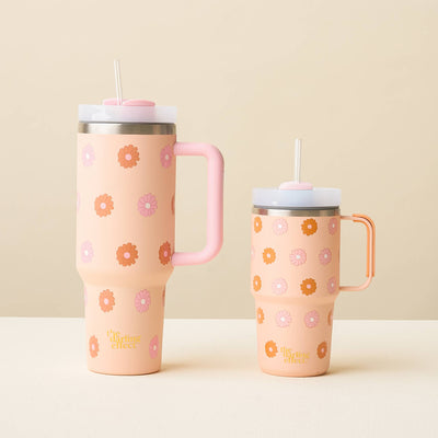 Peach Darling Daisy -40 oz Take Me Everywhere Tumbler