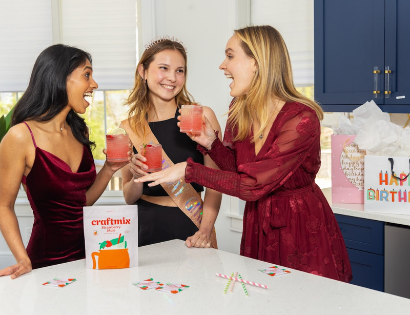 Strawberry Mule Cocktail Mixer - 6 Servings Multipack