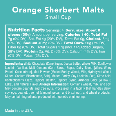 Orange Sherbet Malts *PLATINUM COLLECTION*