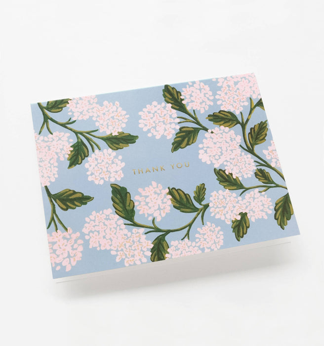 Boxed Set of Hydrangea Thank You Cards
