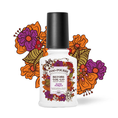 Poo~Pourri Blush Florals 2oz, Toilet Spray Spring Collection