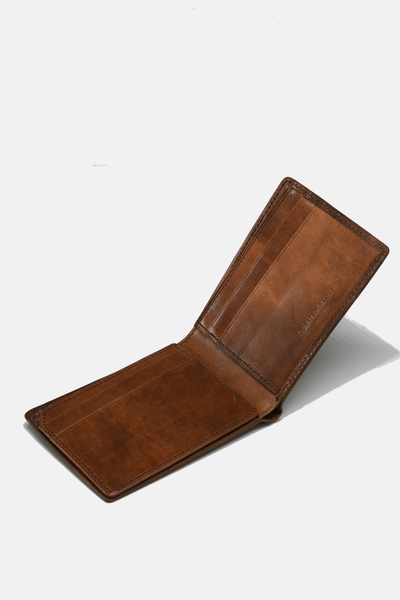 Classic Bill-Fold Wallet: Brown